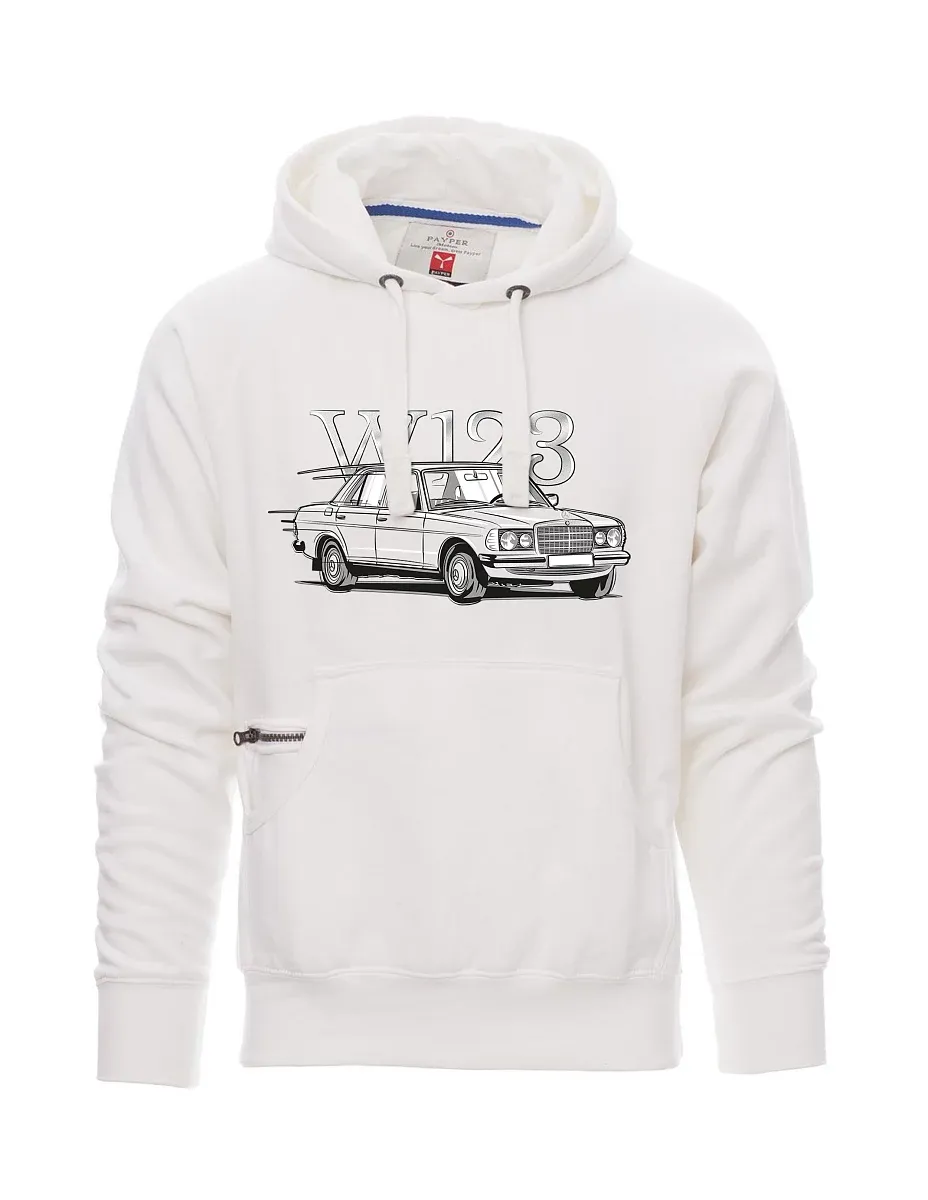 Felpa da uomo bianca W123