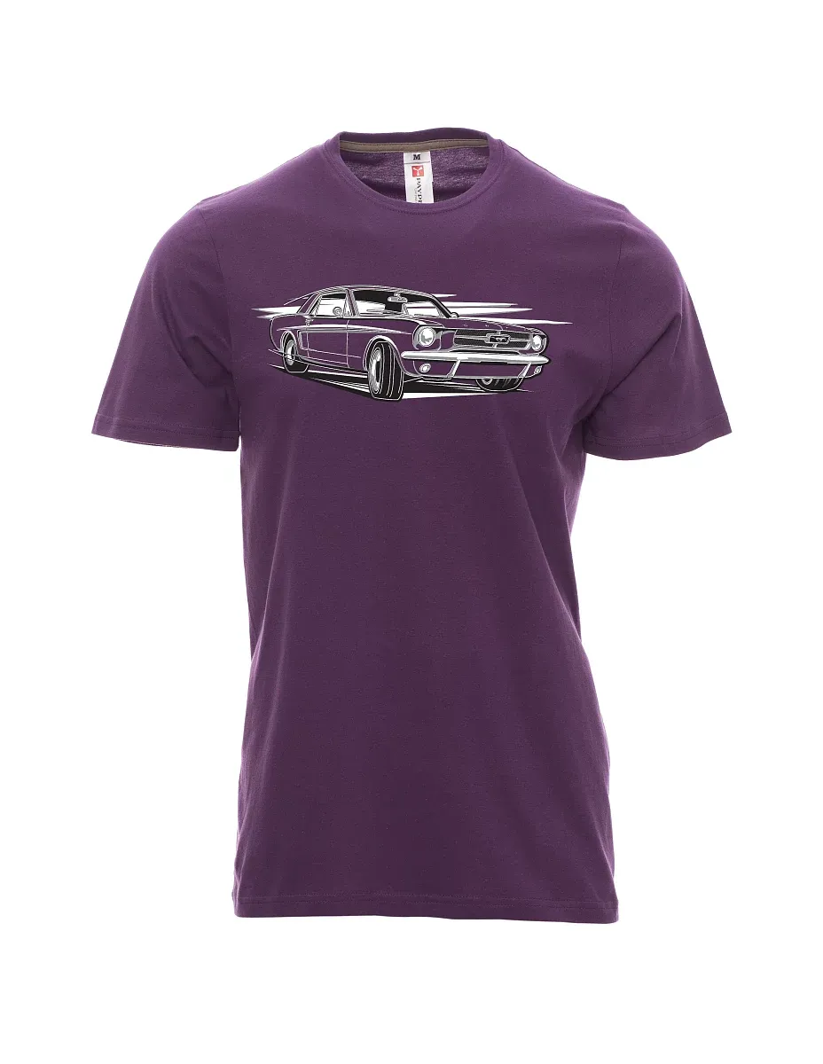 Maglia da uomo viola Mustang
