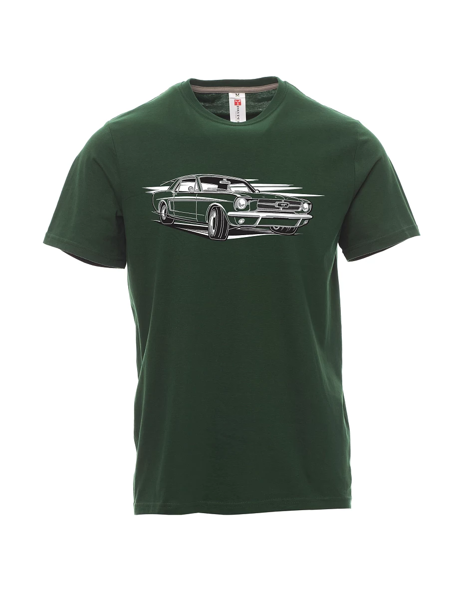 Maglia da uomo verde scuro Mustang