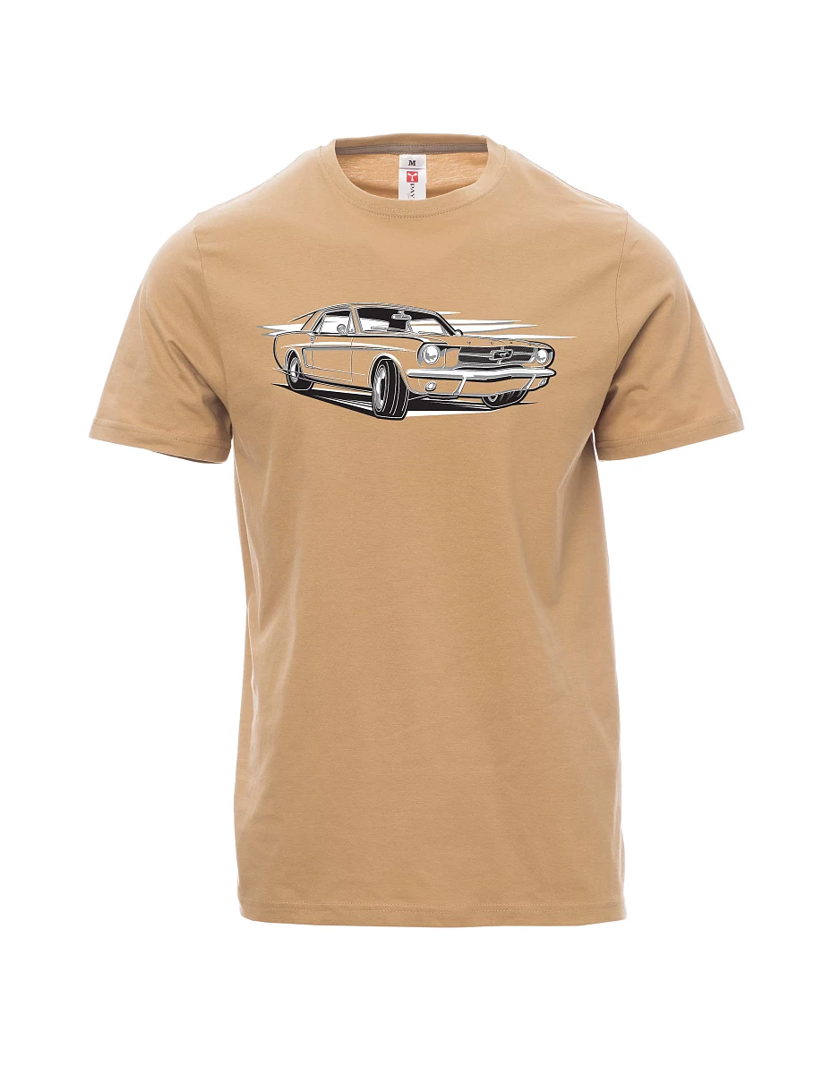 Maglia da uomo marrone Mustang