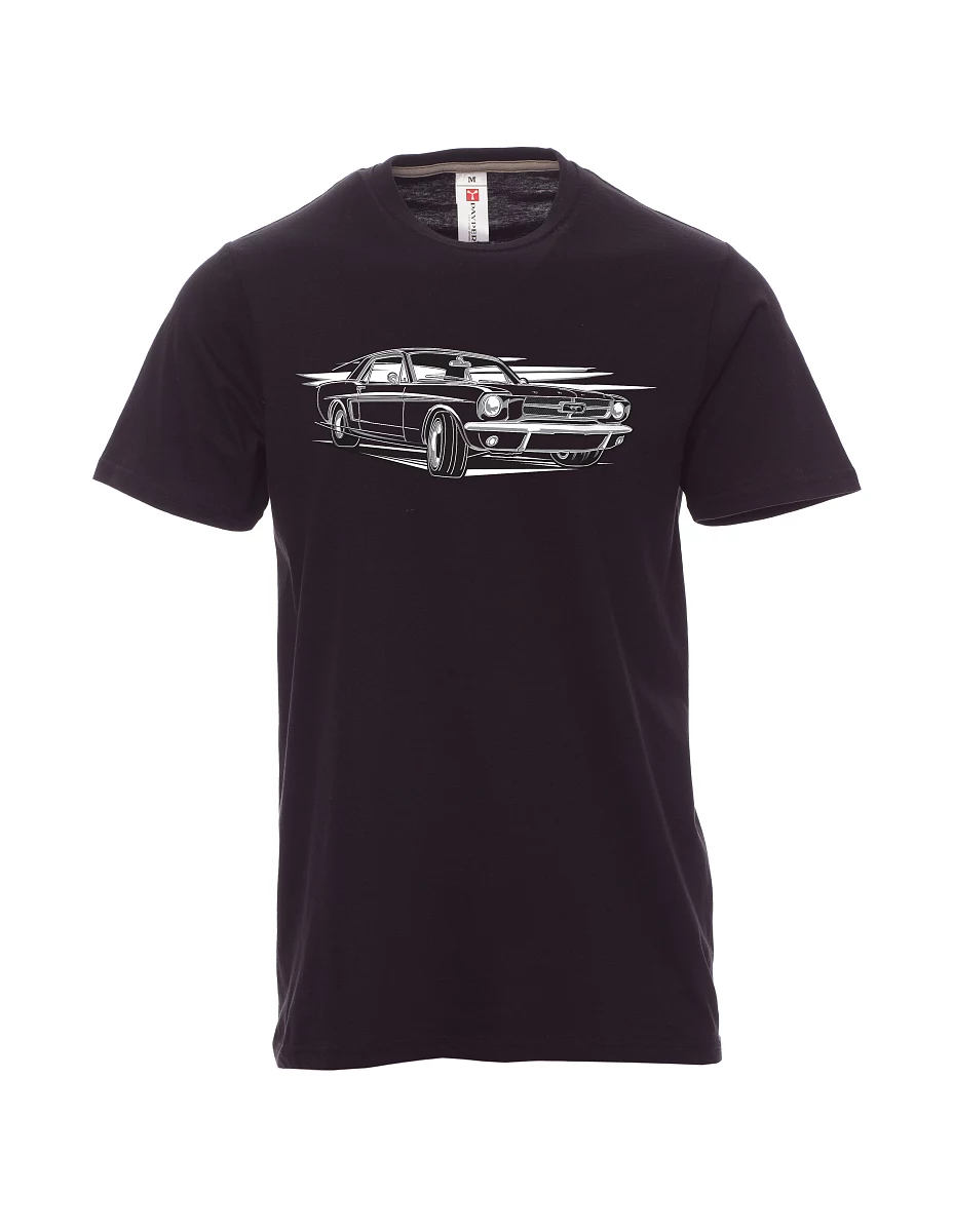 Maglia da uomo nera Mustang