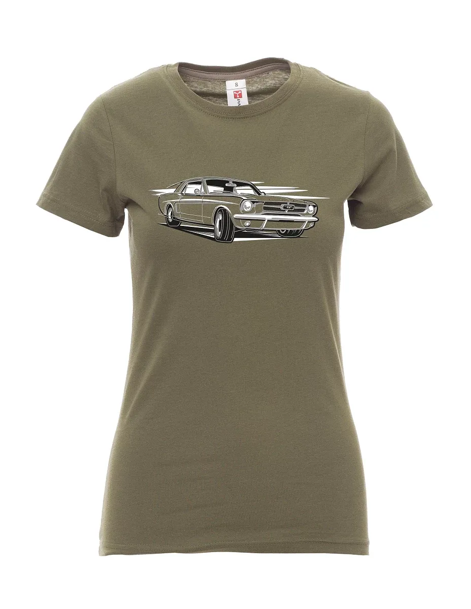 Maglia da donna cachi Mustang