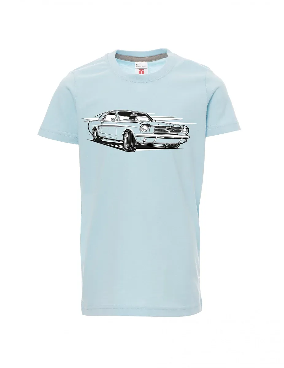 Maglia da bambino blu pallido Mustang