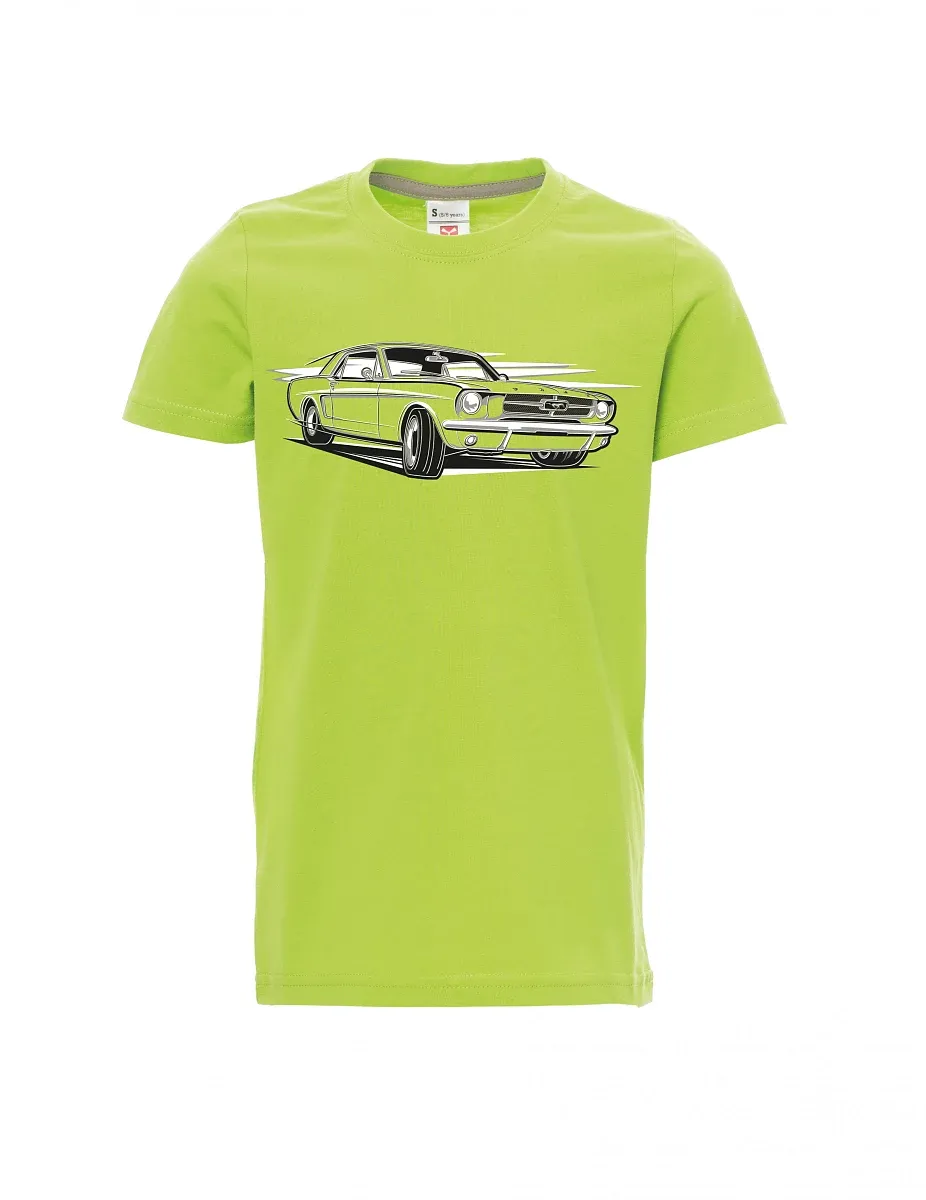 Maglia da bambino verde chiaro Mustang