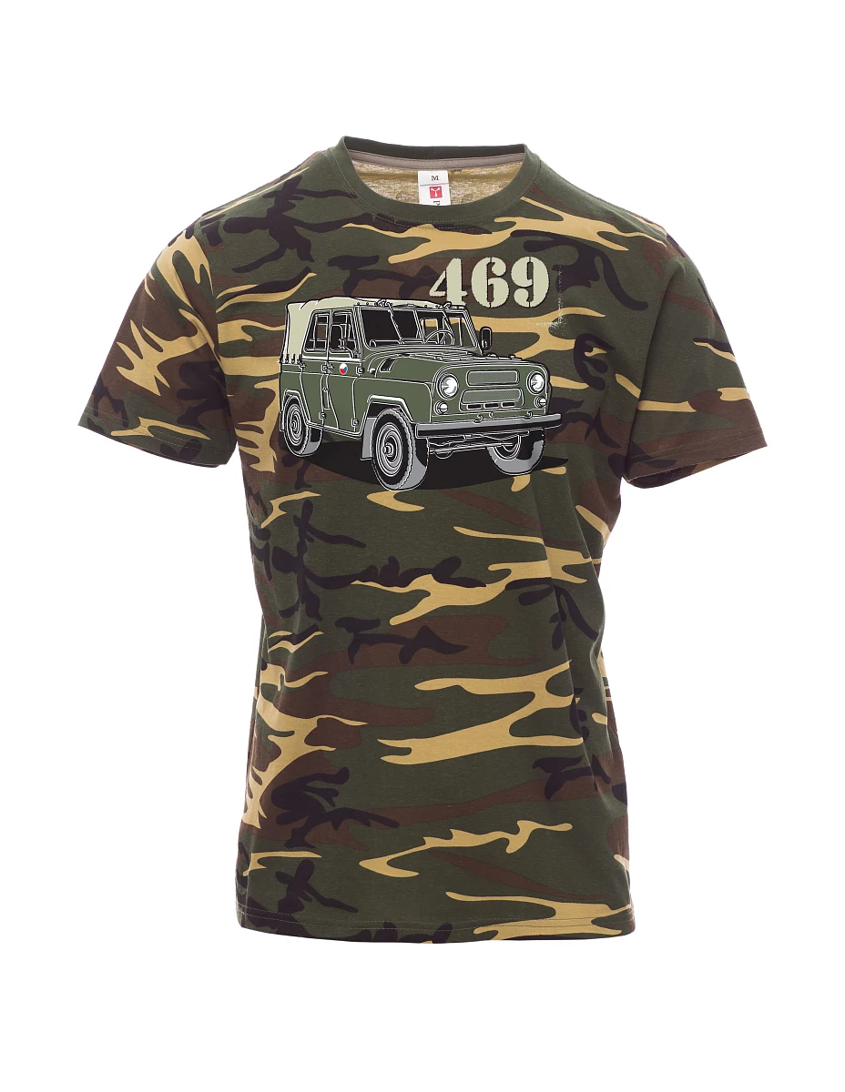 Maglia da uomo camuffare UAZ 469 Bandiera ceca