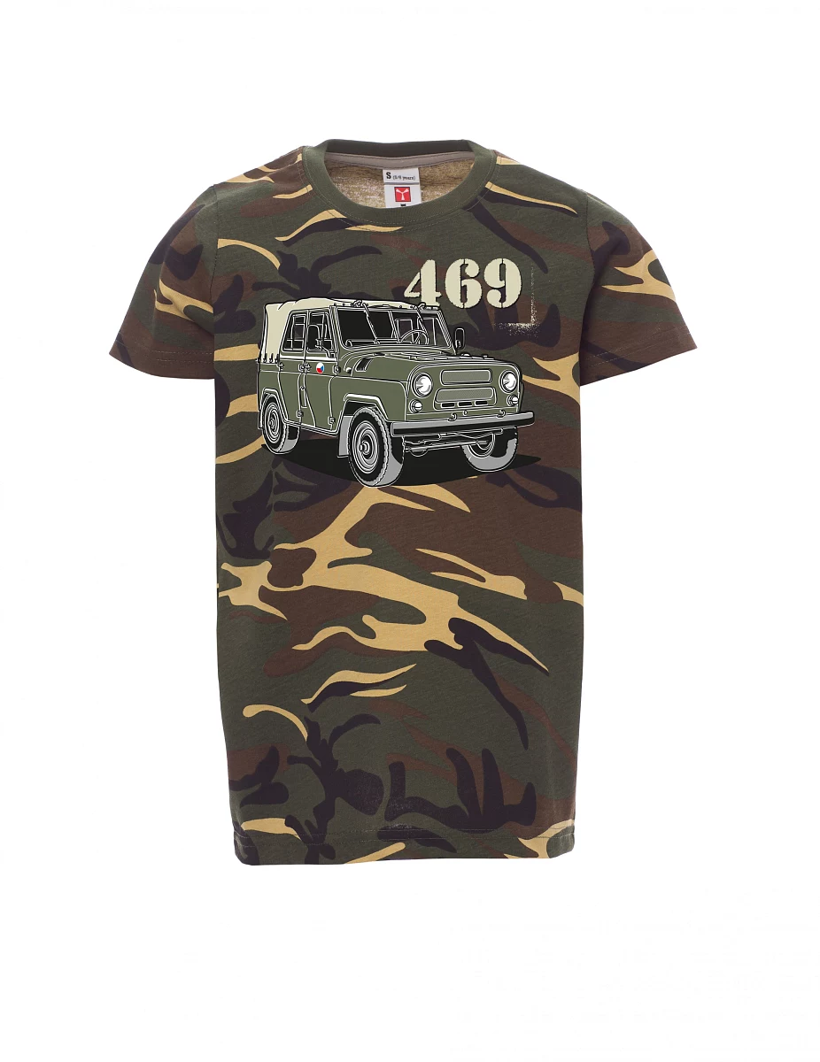 Maglia da bambino camuffare UAZ 469 Bandiera ceca