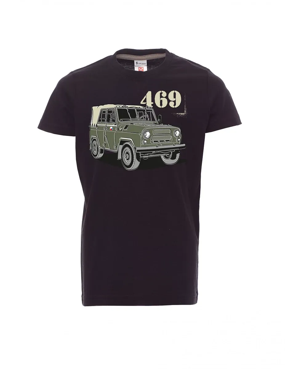 Maglia da bambino nera UAZ 469 Bandiera ceca