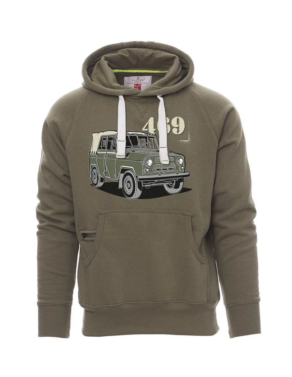 Felpa da uomo cachi UAZ 469