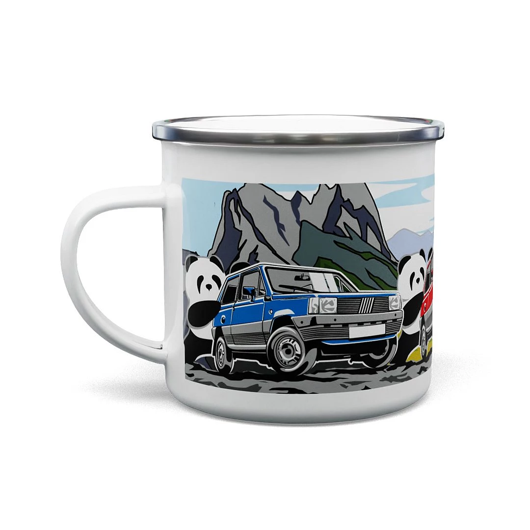 Tazza di alluminio Il veterano italiano F Panda 330 ml