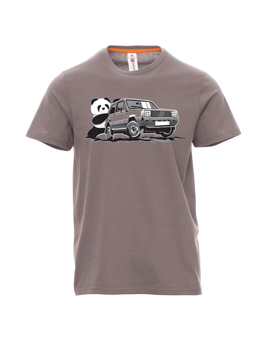 Maglia da uomo grigio acciaio Il veterano italiano F Panda