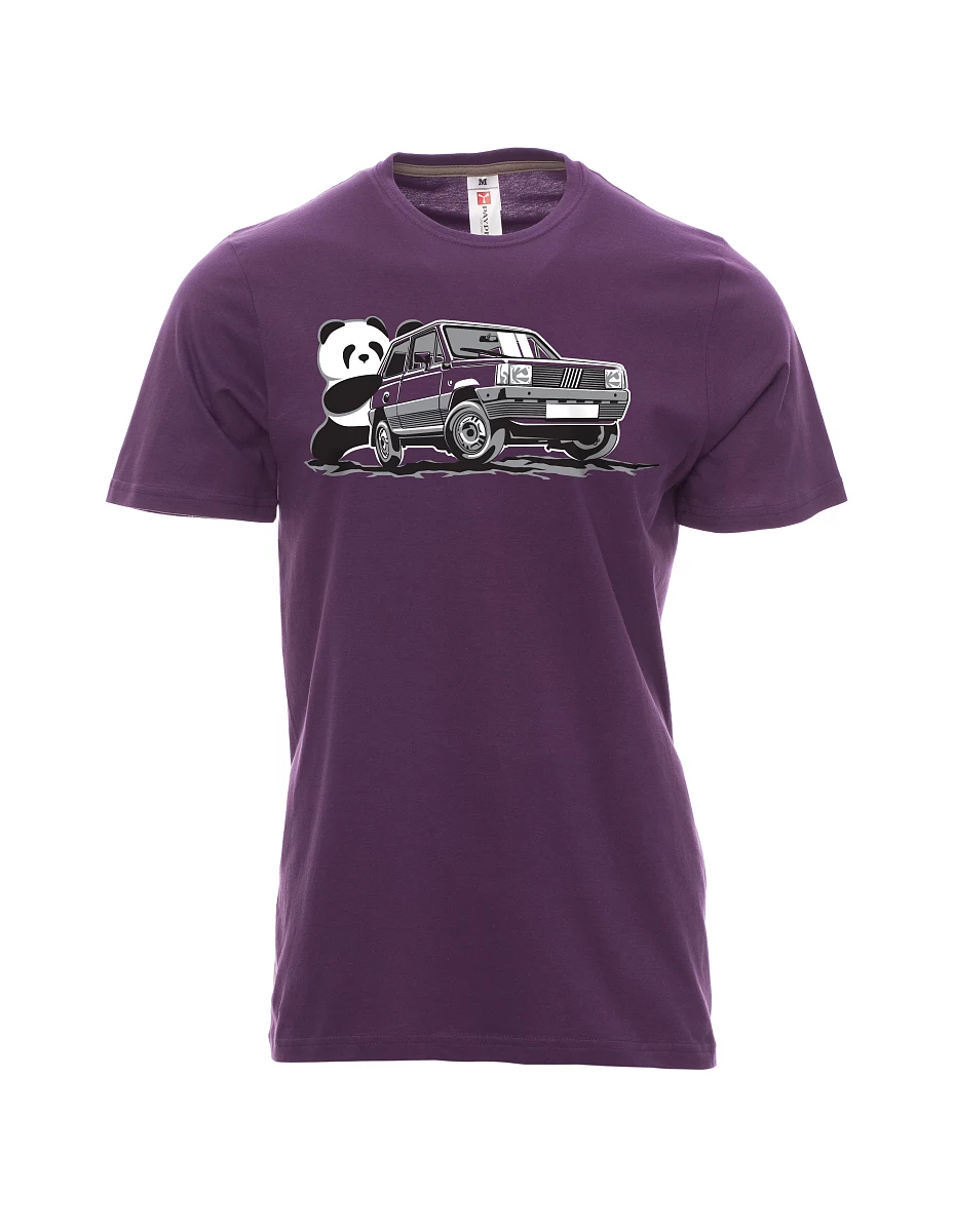 Maglia da uomo viola Il veterano italiano F Panda