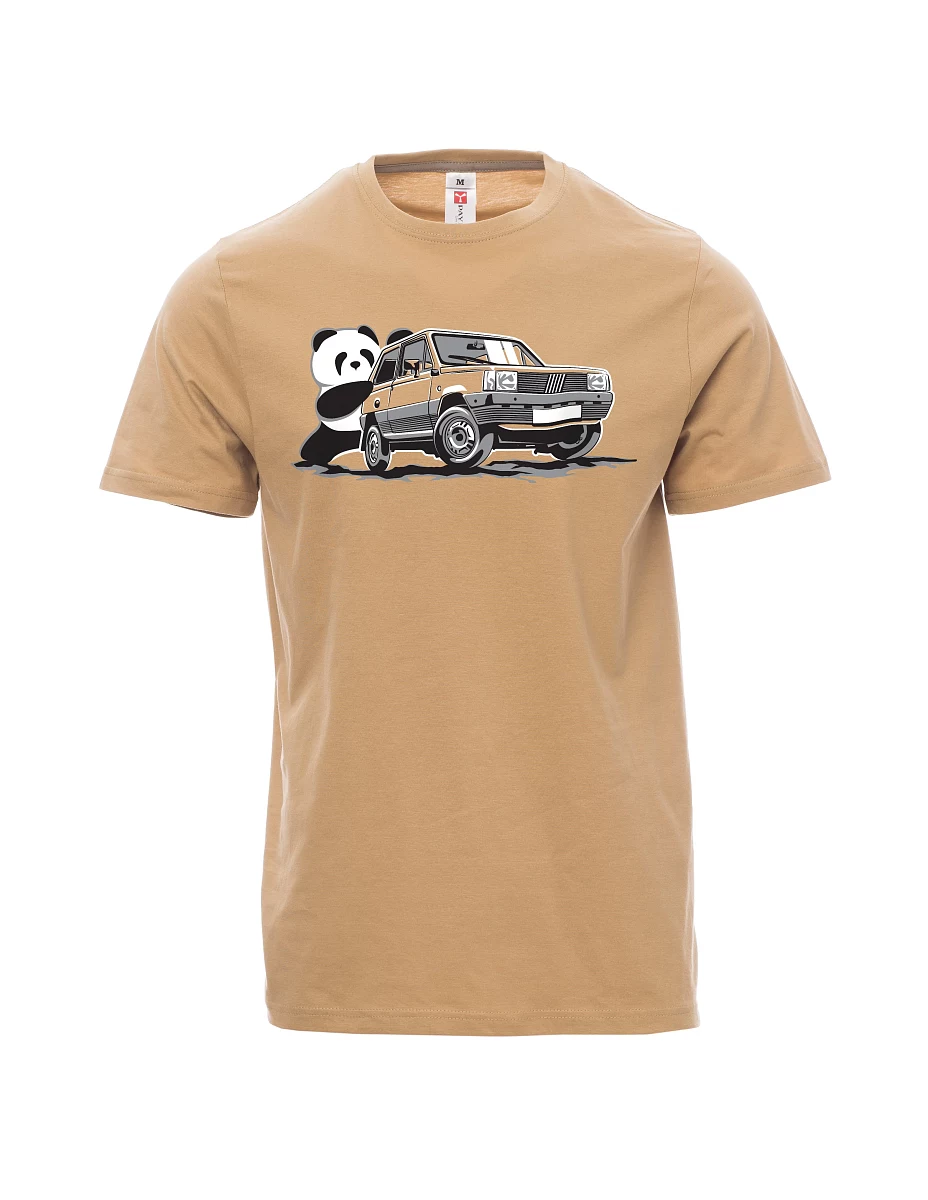 Maglia da uomo marrone Il veterano italiano F Panda