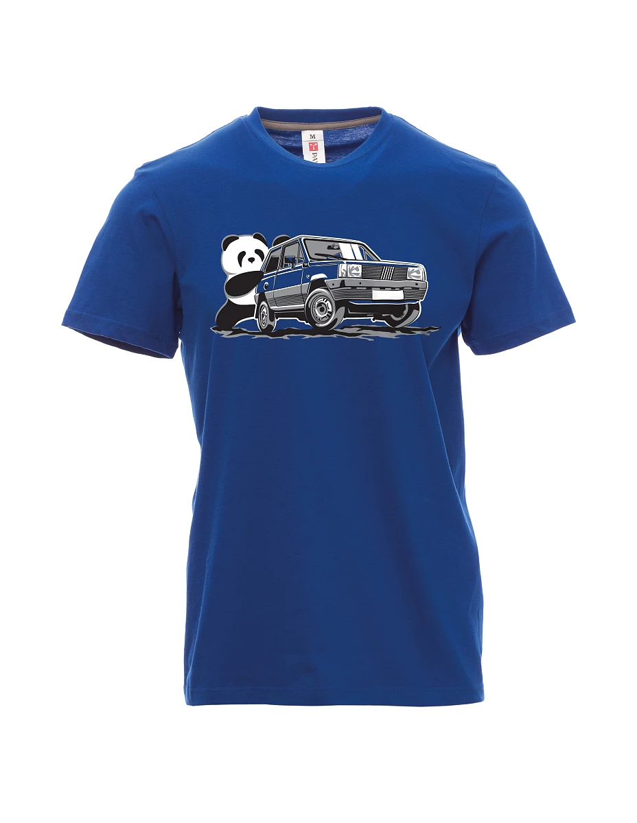 Maglia da uomo blu Il veterano italiano F Panda