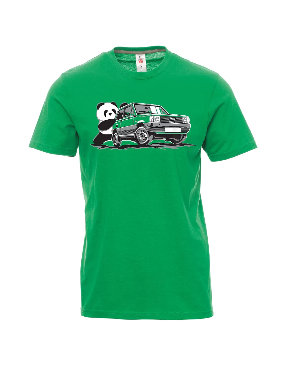 Maglia da uomo verde Il veterano italiano F Panda
