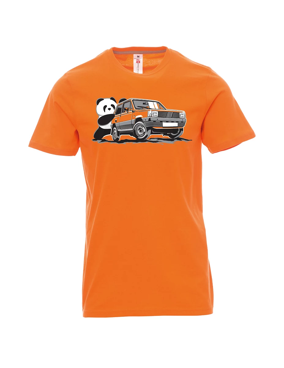 Maglia da uomo arancione Il veterano italiano F Panda