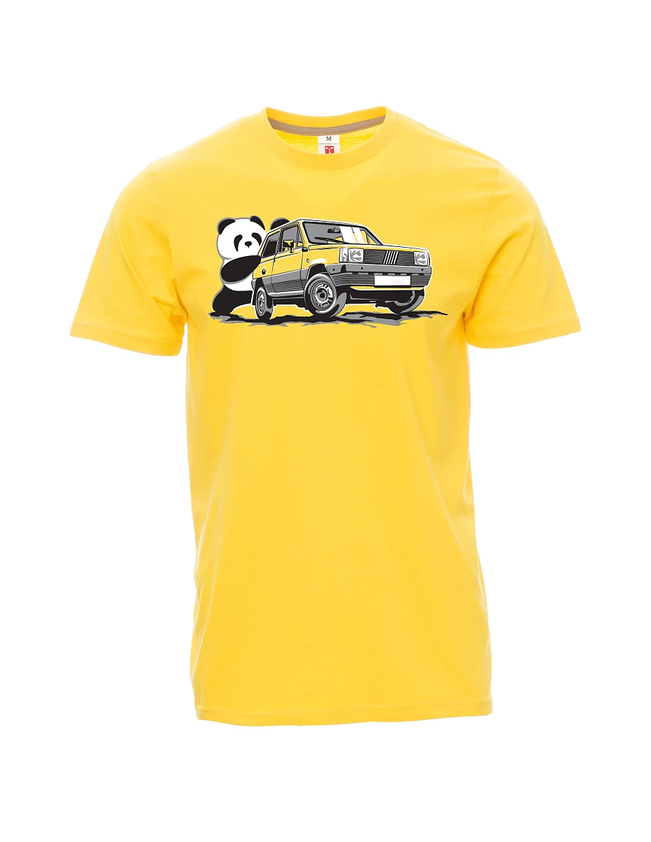 Maglia da uomo gialla Il veterano italiano F Panda