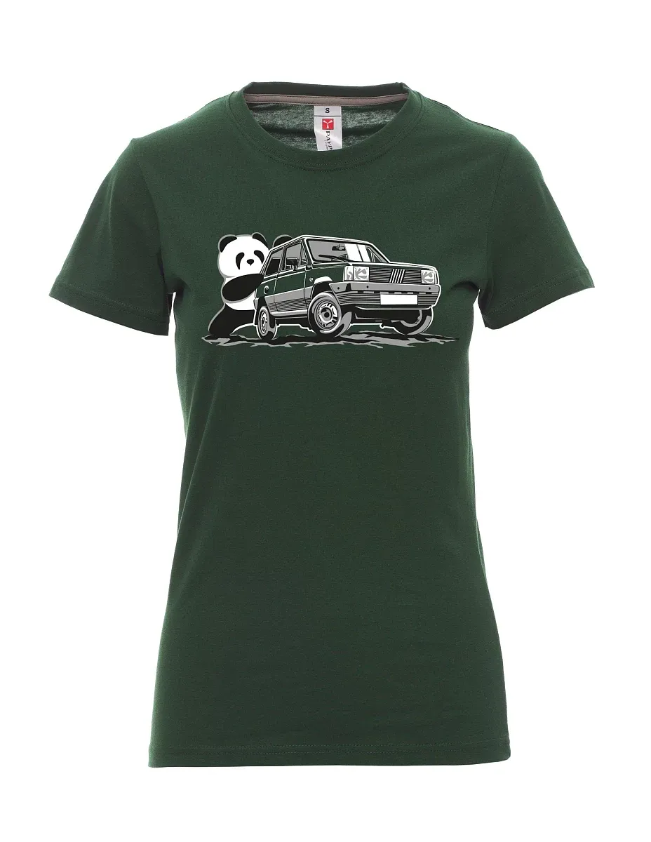 Maglia da donna verde scuro Il veterano italiano F Panda