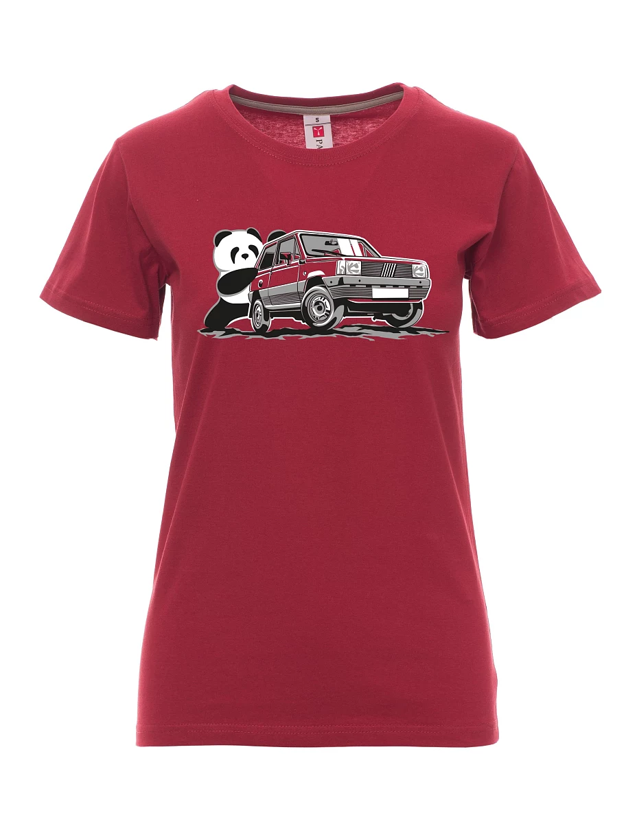 Maglia da donna colore bordeaux Il veterano italiano F Panda