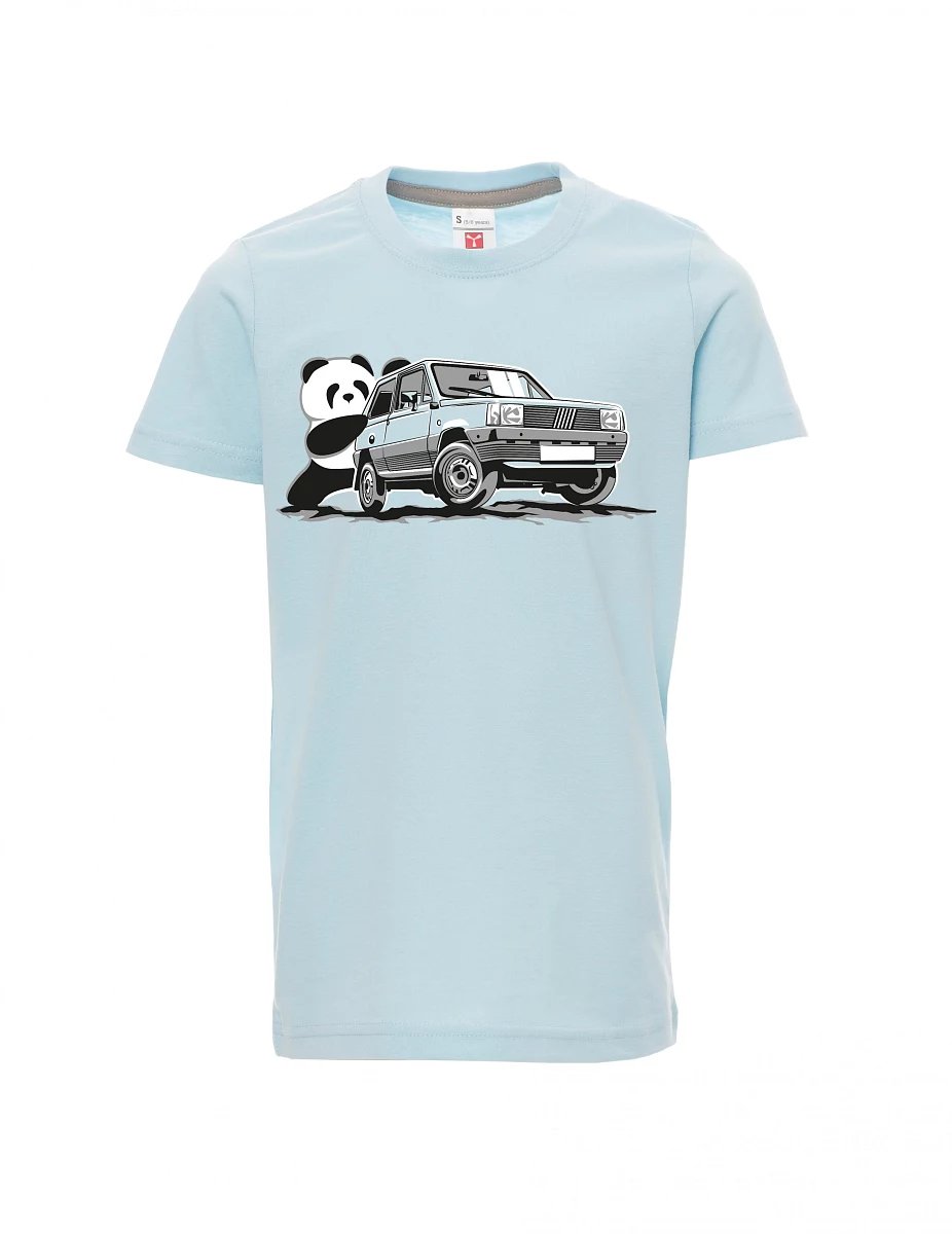 Maglia da bambino blu pallido Il veterano italiano F Panda