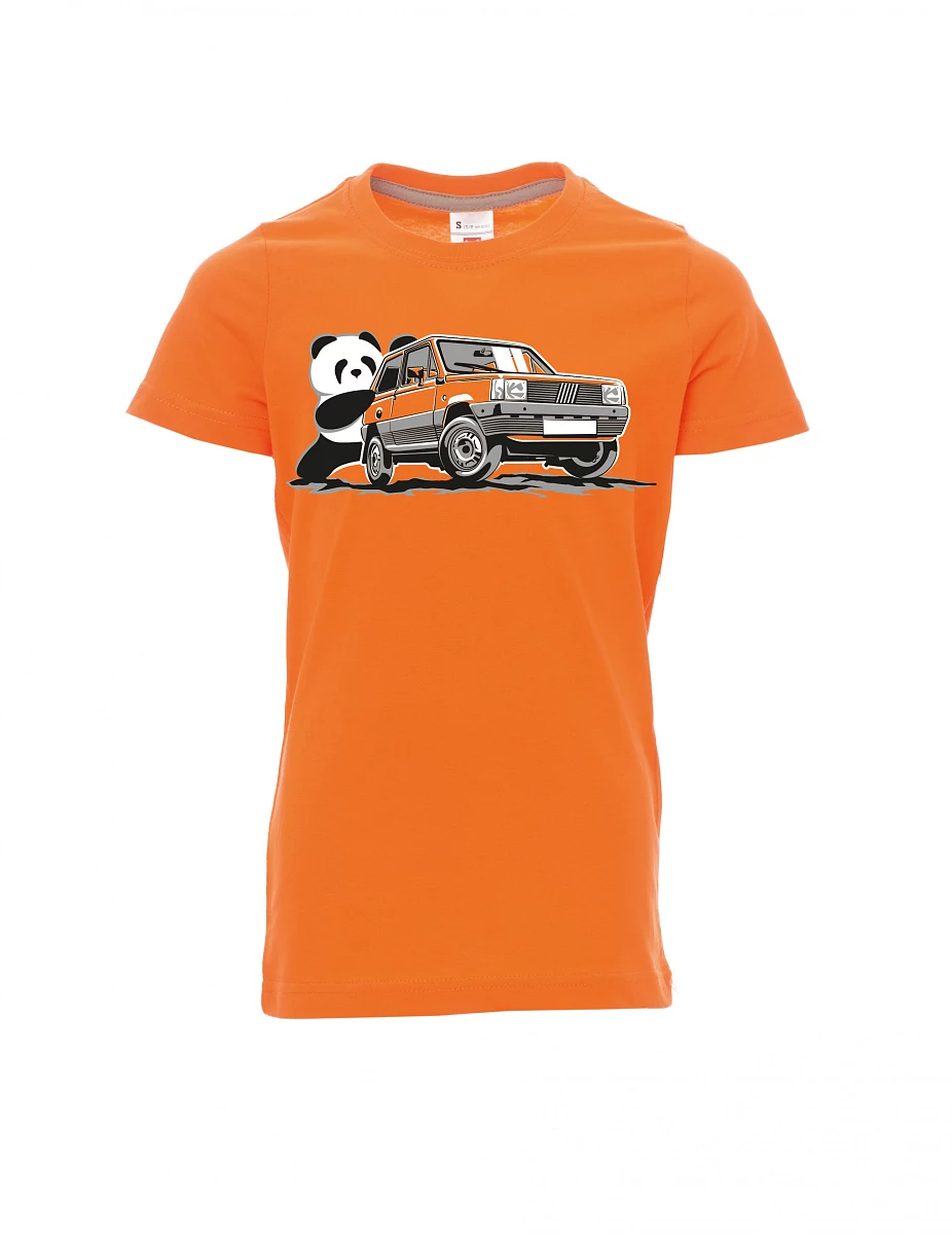 Maglia da bambino arancione Il veterano italiano F Panda