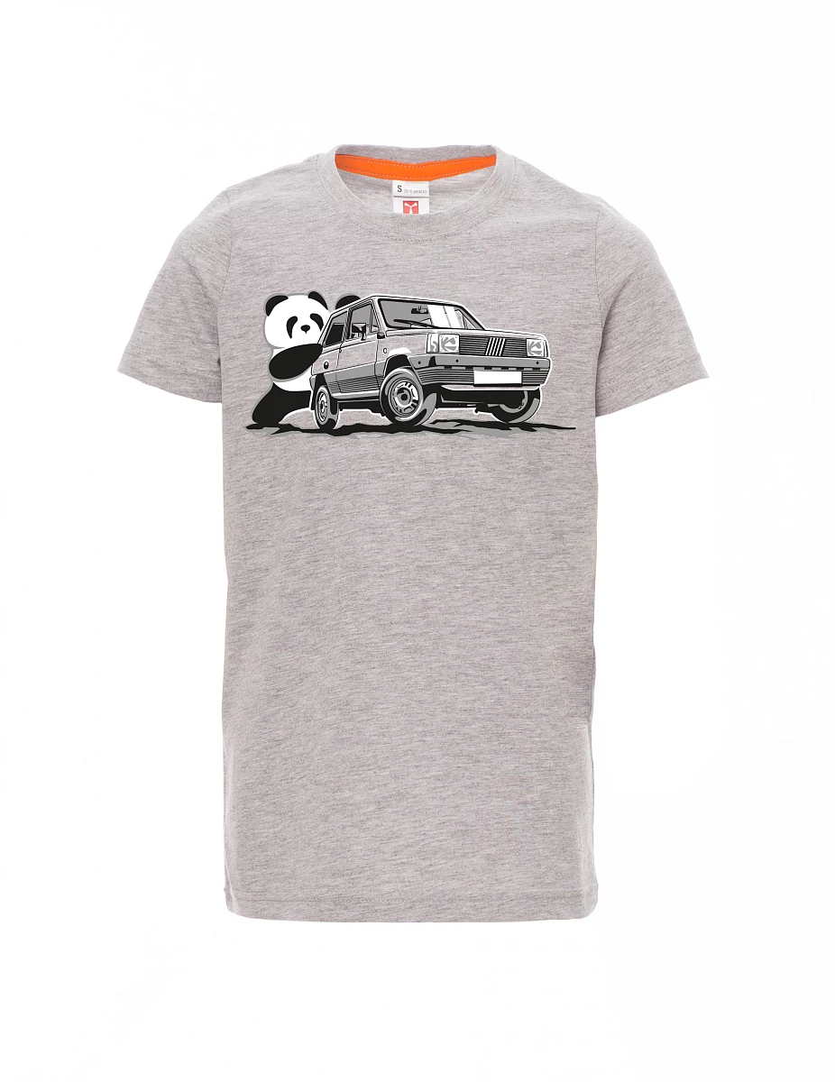 Maglia da bambino grigio melange Il veterano italiano F Panda