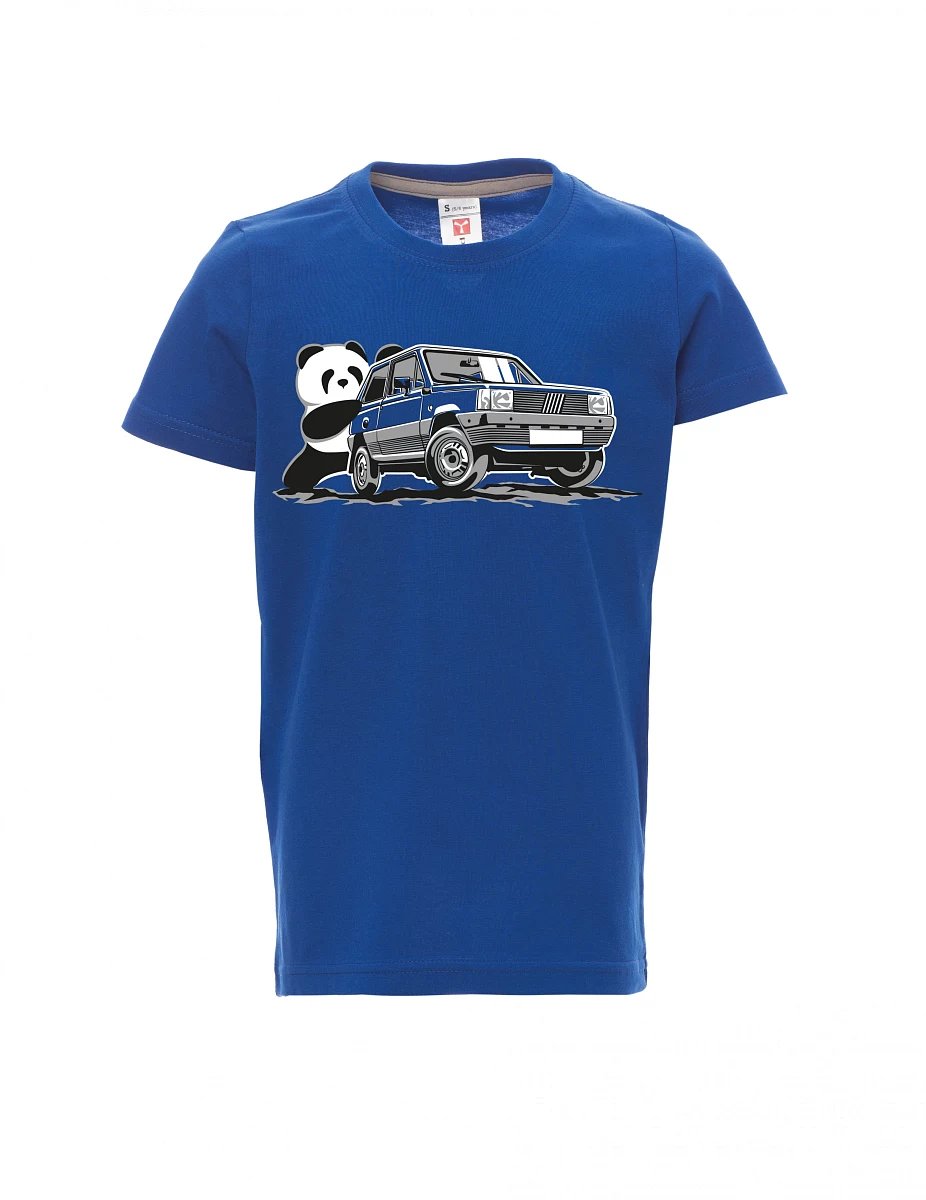 Maglia da bambino blu Il veterano italiano F Panda