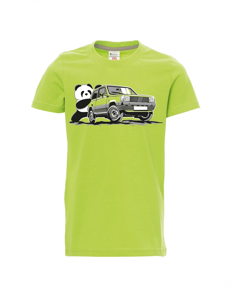 Maglia da bambino verde chiaro Il veterano italiano F Panda