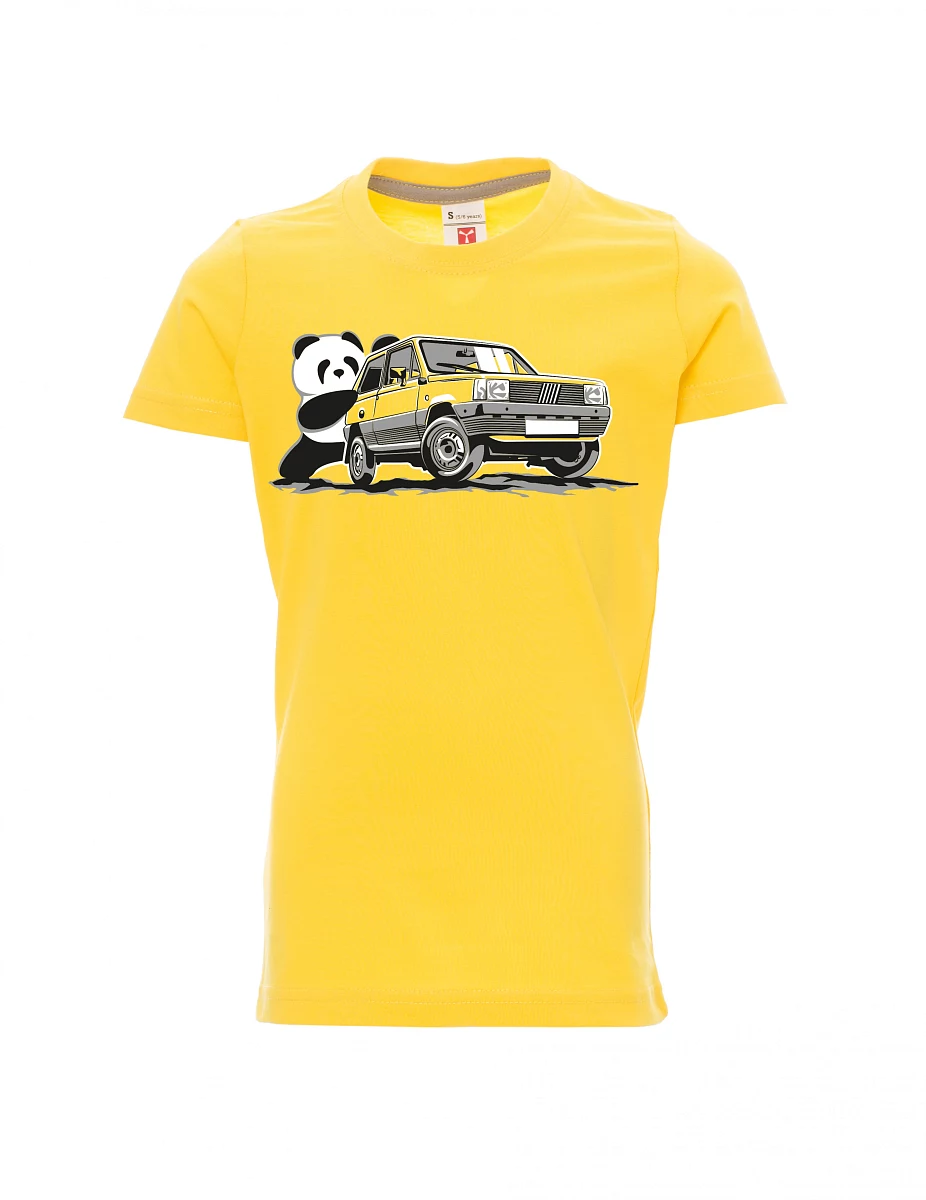 Maglia da bambino gialla Il veterano italiano F Panda