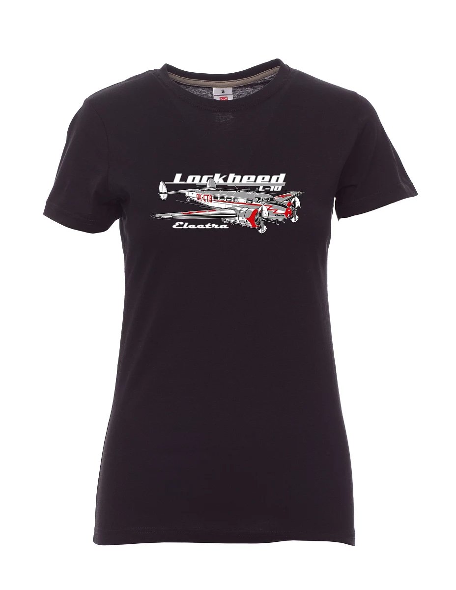 Maglia da donna nera Lockheed L-10