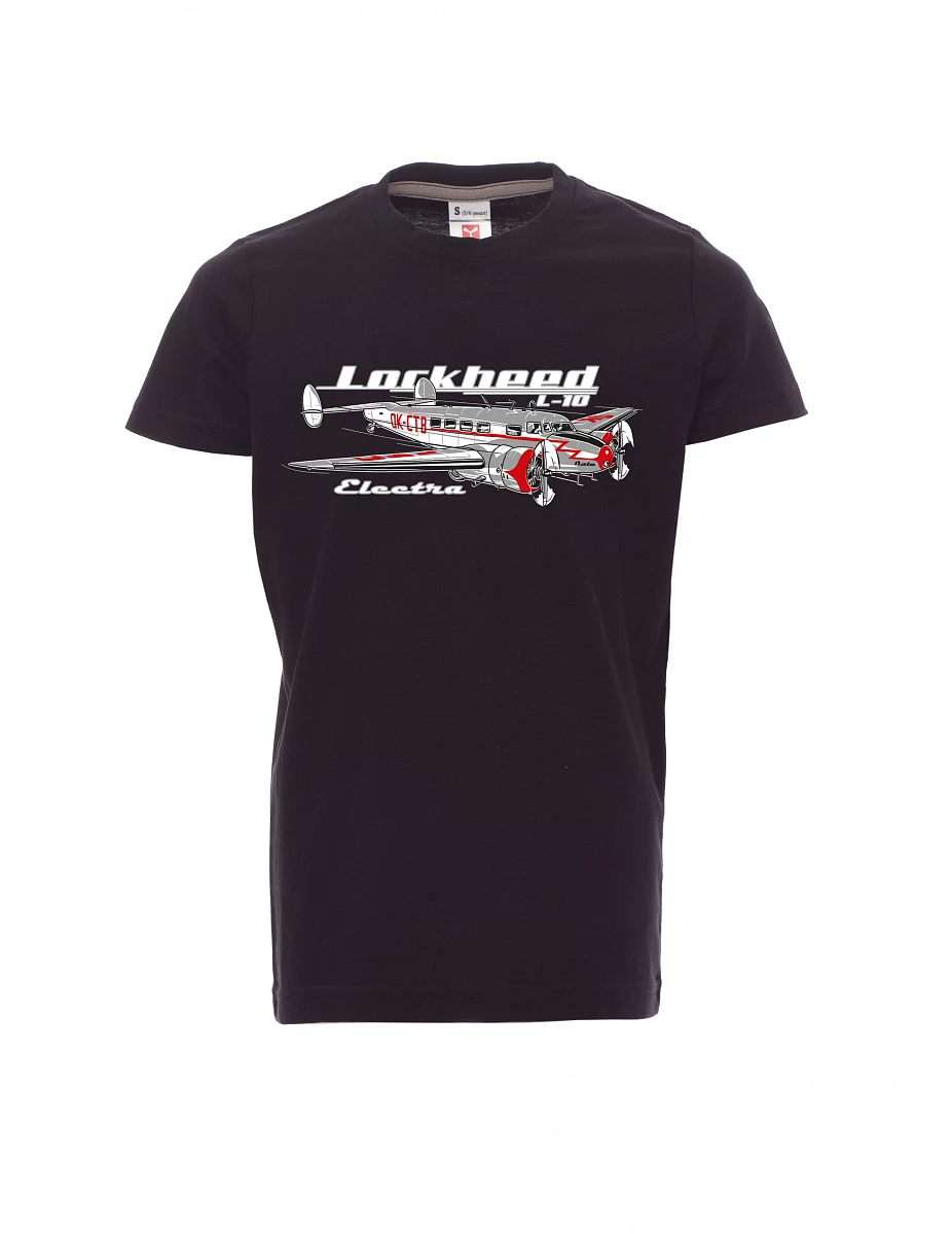 Maglia da bambino nera Lockheed L-10