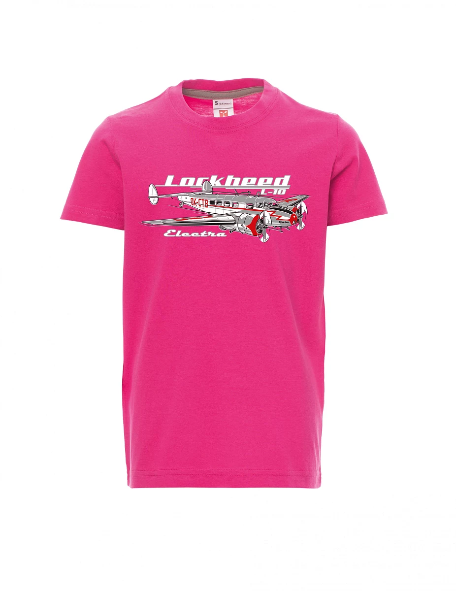 Maglia da bambino rosa Lockheed L-10