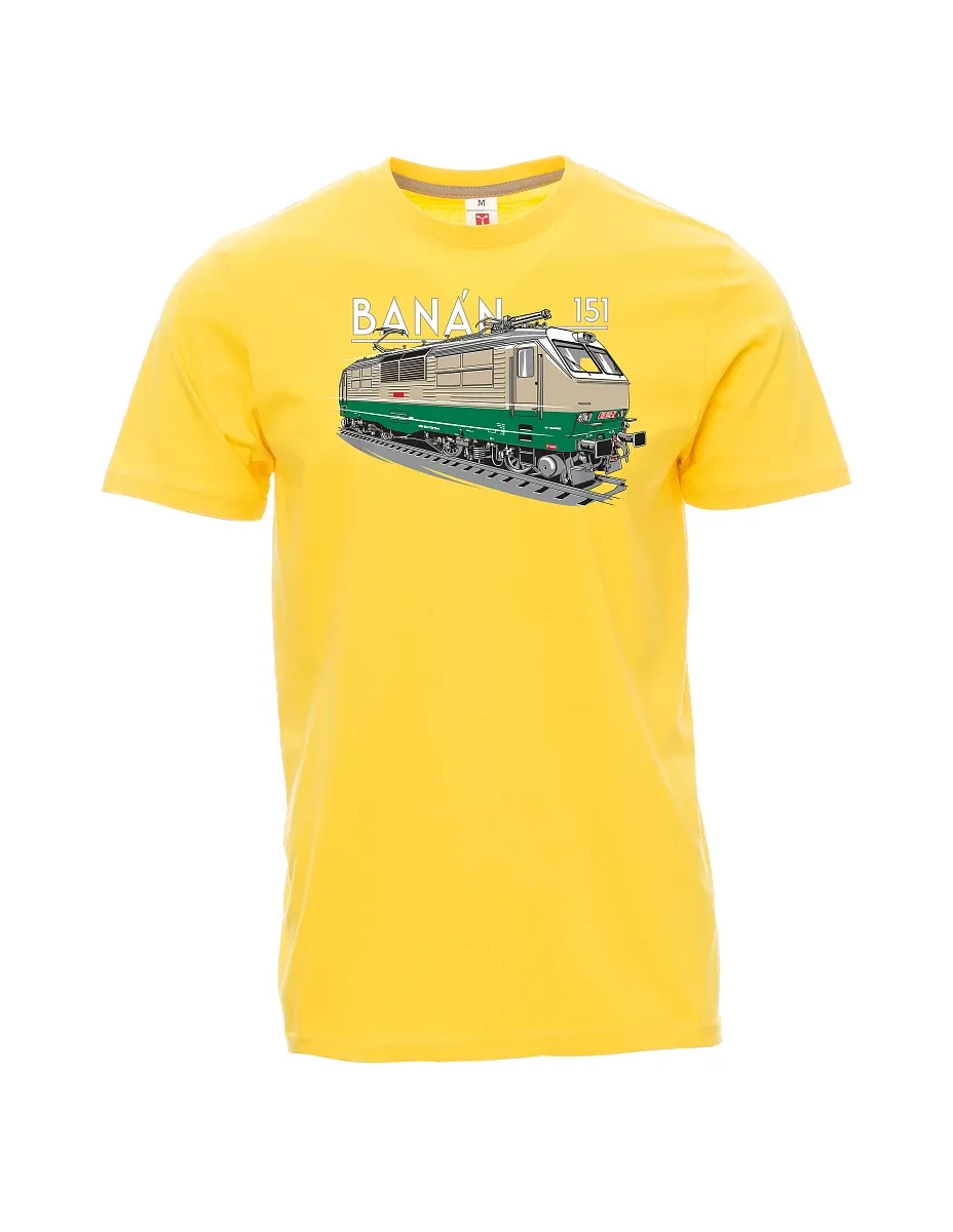Maglia da uomo gialla Locomotiva elettrica 151 "banana"