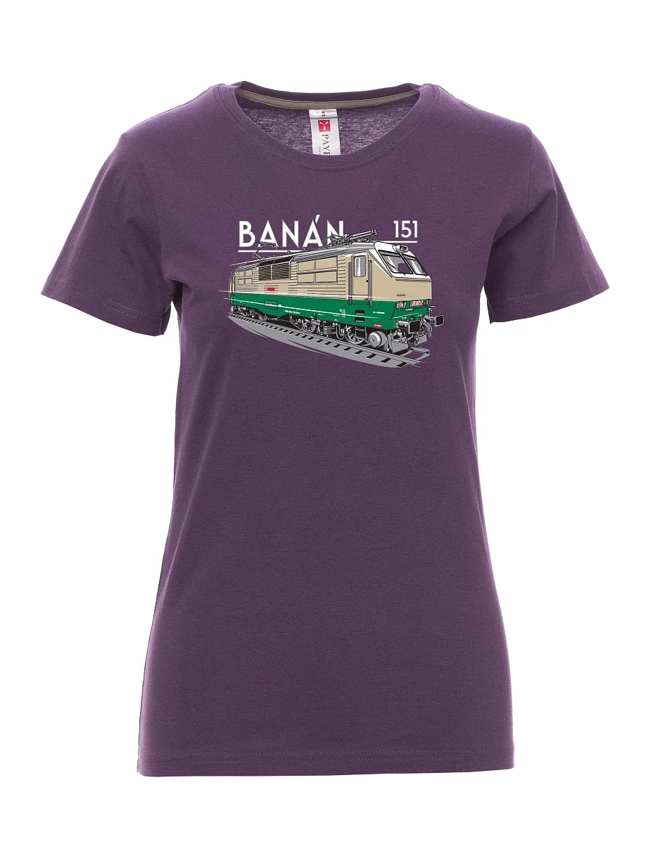 Maglia da donna viola Locomotiva elettrica 151 "banana"