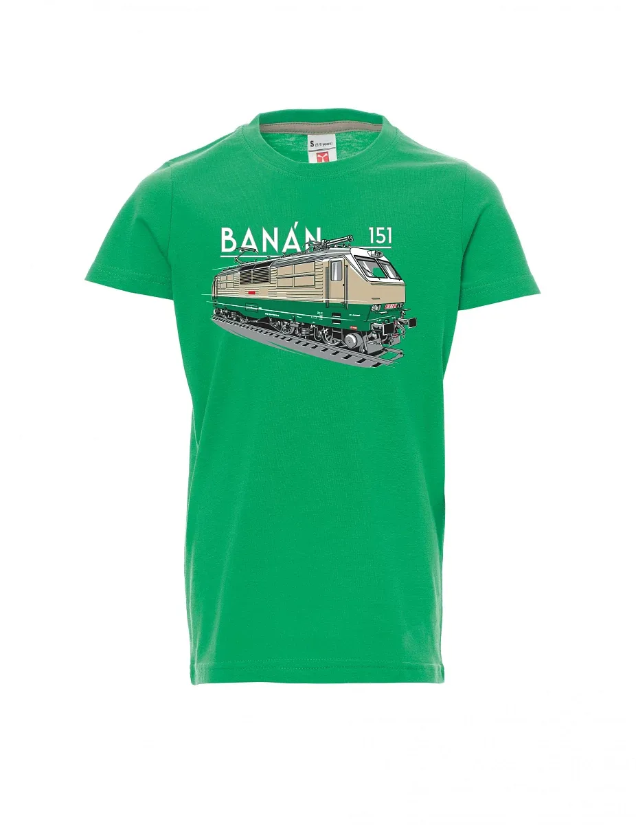 Maglia da bambino verde Locomotiva elettrica 151 "banana"