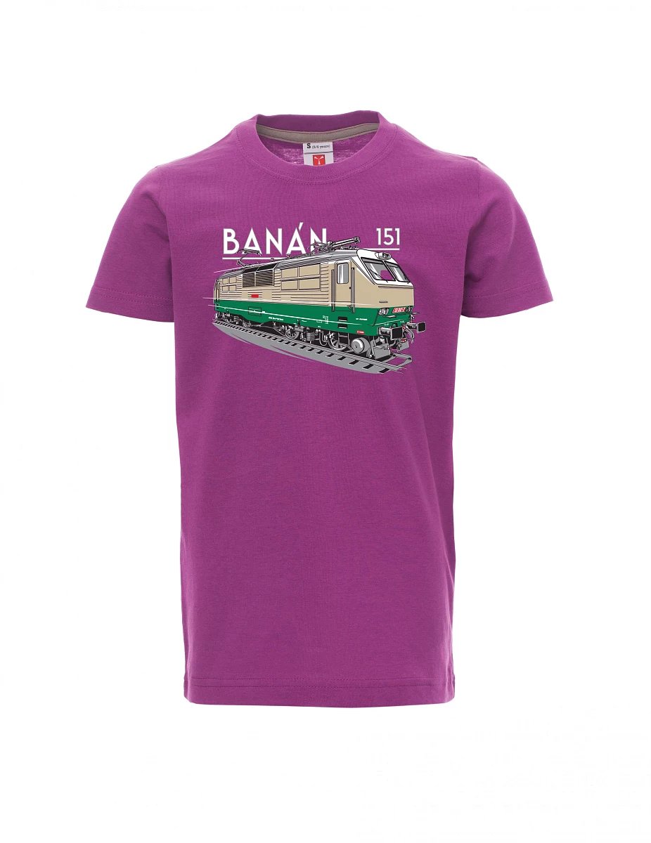 Maglia da bambino viola Locomotiva elettrica 151 "banana"