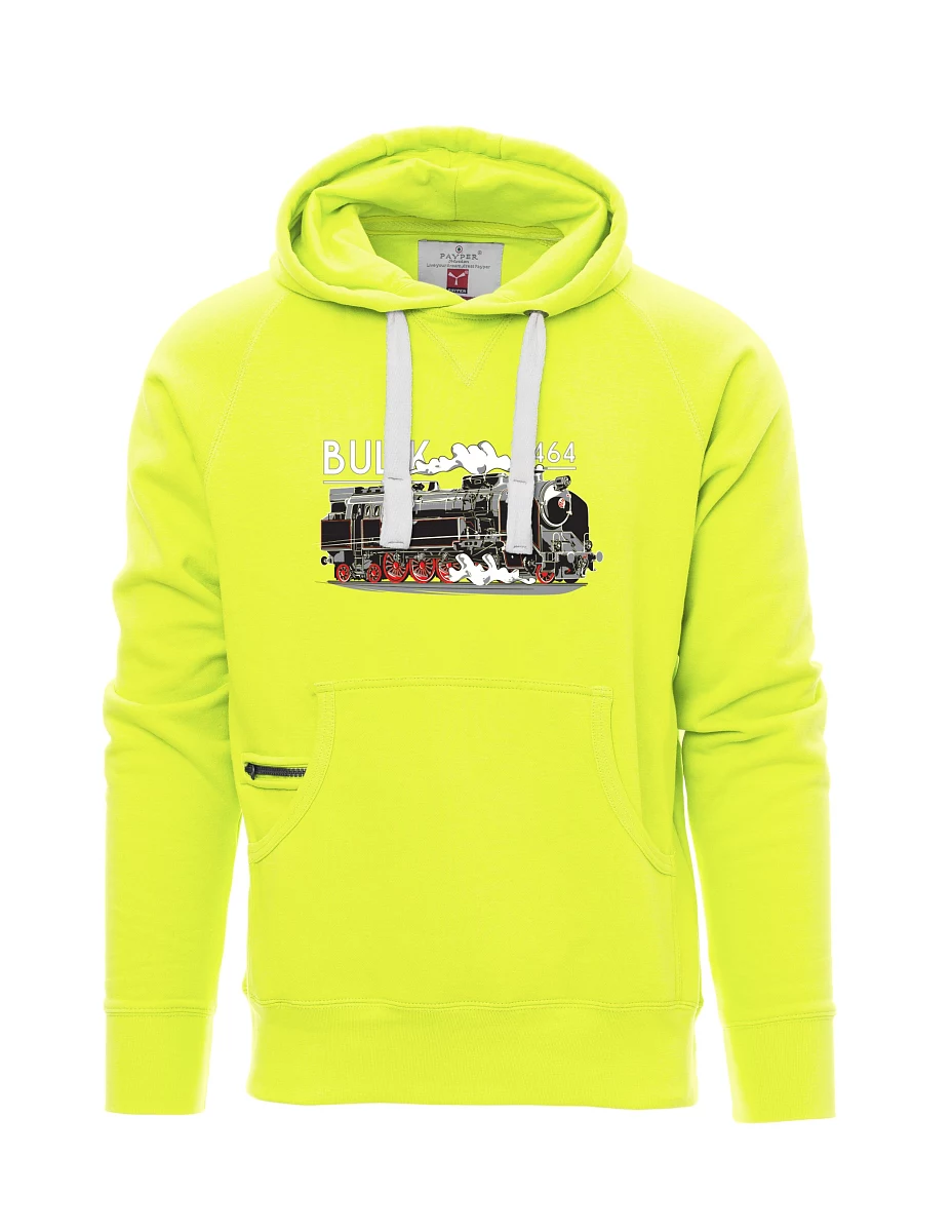Felpa da uomo fluorescente Locomotiva 464