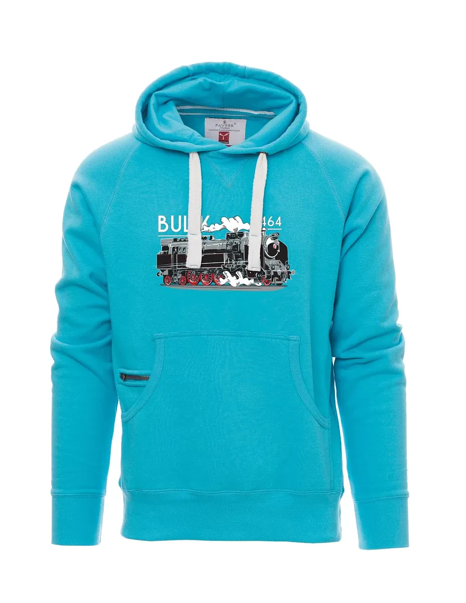 Felpa da uomo blu chiaro Locomotiva 464