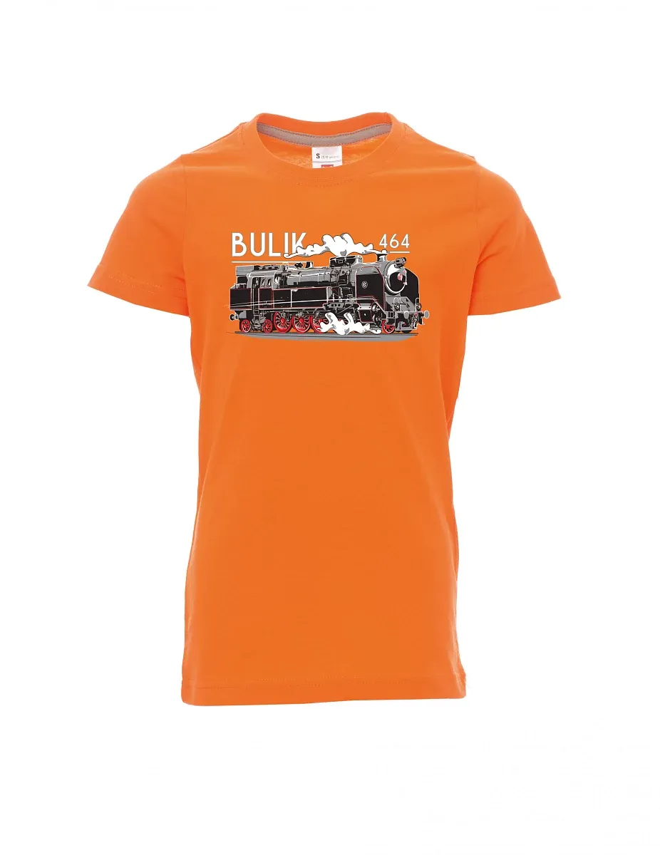 Maglia da bambino arancione Locomotiva 464