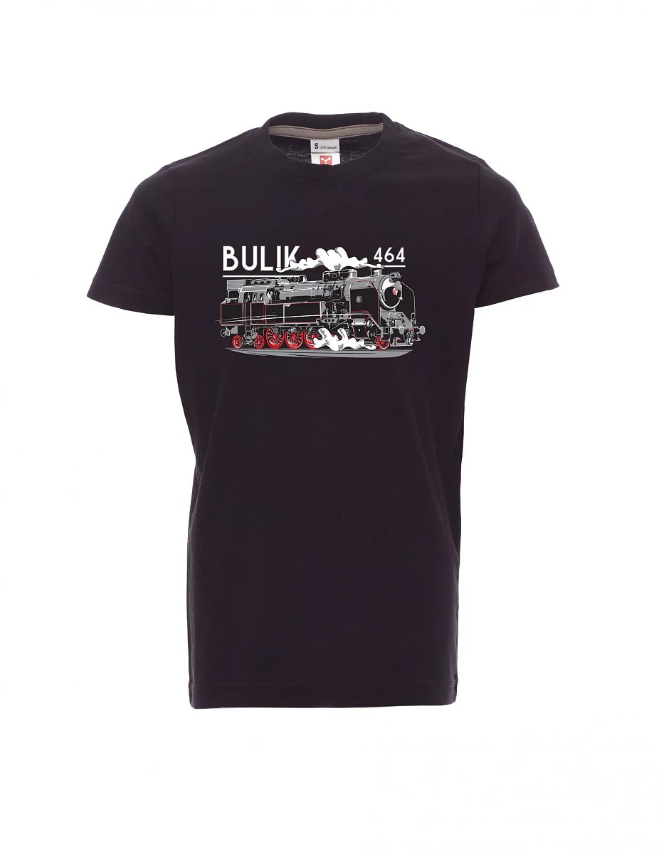 Maglia da bambino nera Locomotiva 464