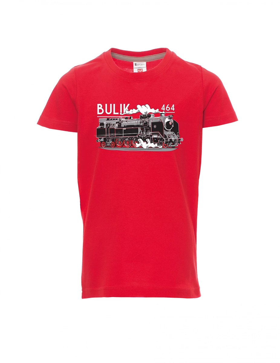 Maglia da bambino rossa Locomotiva 464