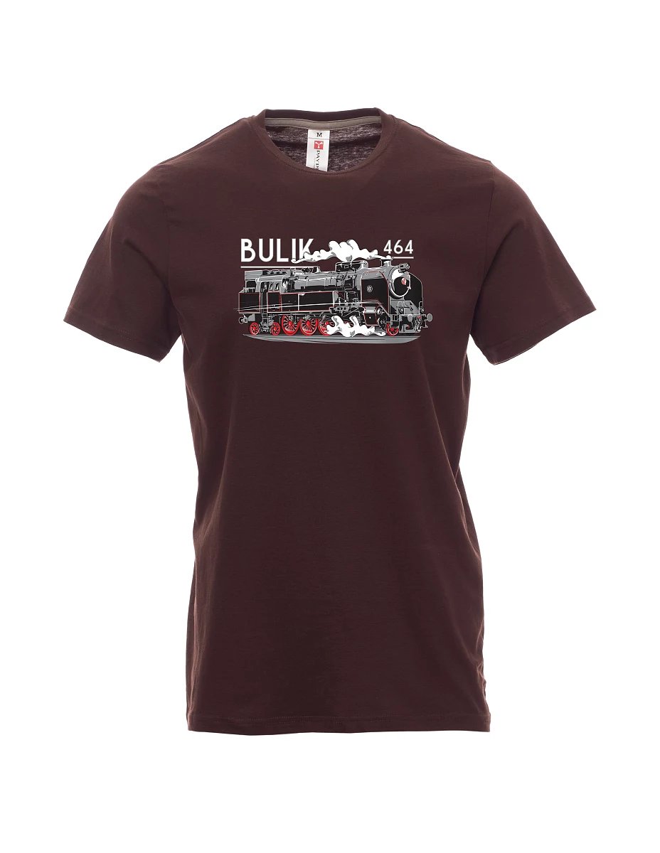 Maglia da uomo marrone scuro Locomotiva 464
