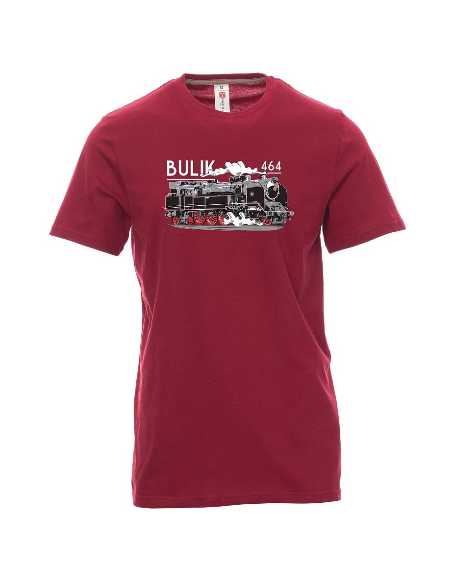 Maglia da uomo rosso scuro Locomotiva 464