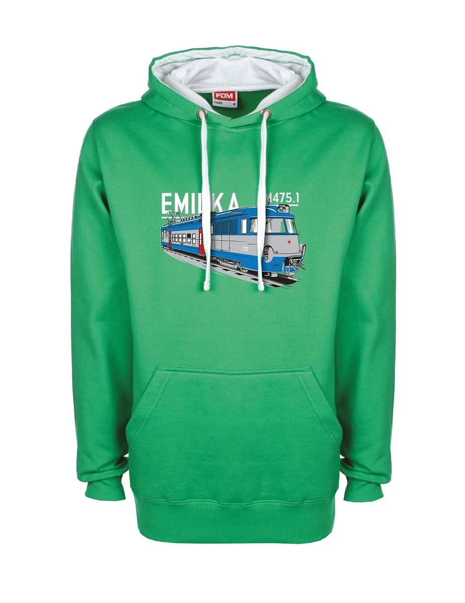 Felpa bianco-verde Unità elettriche 475.1