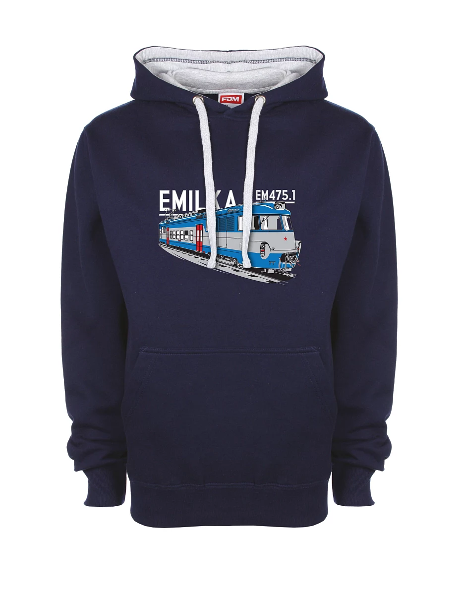 Felpa grigio-blu marino Unità elettriche 475.1