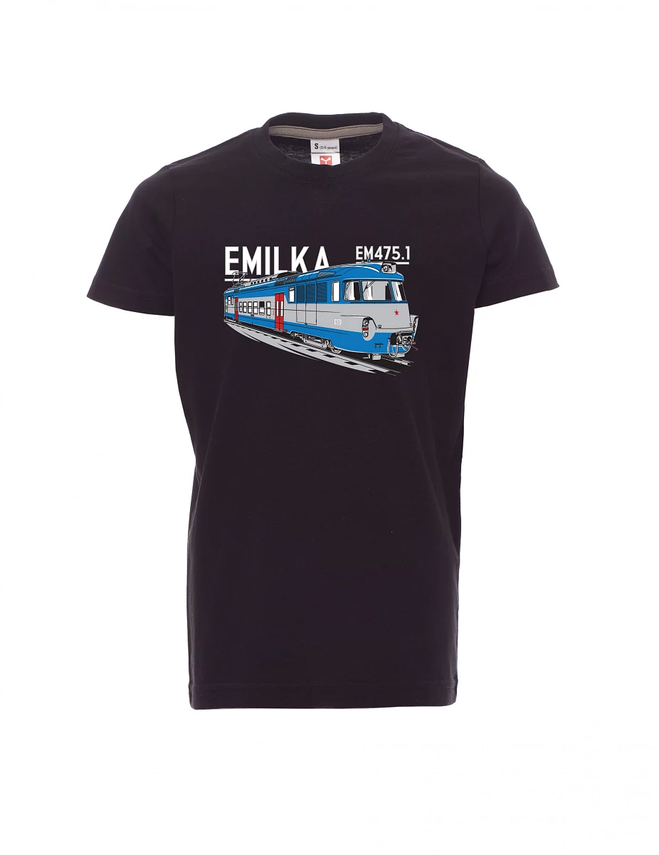 Maglia da bambino nera Unità elettriche 475.1