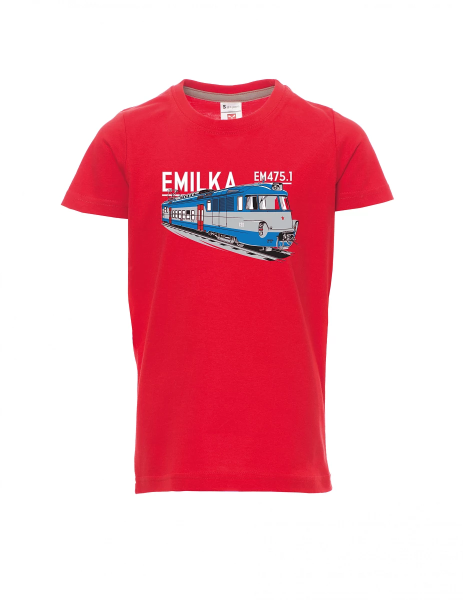 Maglia da bambino rossa Unità elettriche 475.1