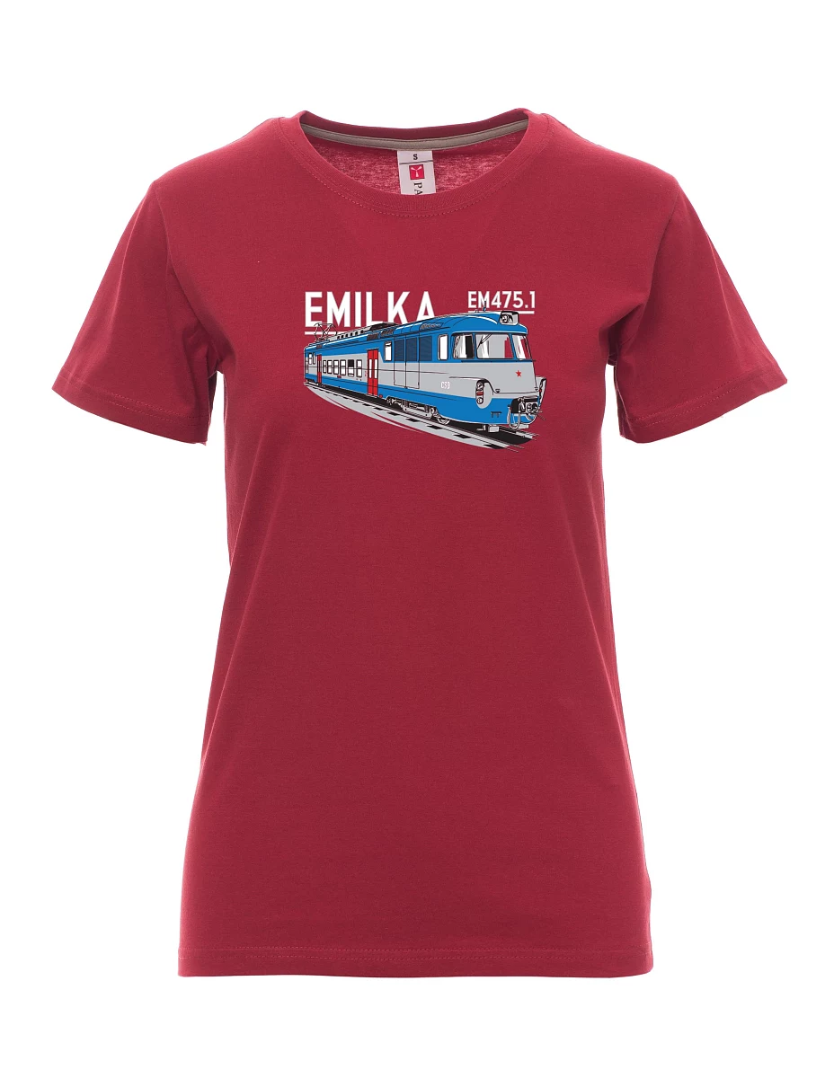 Maglia da donna colore bordeaux Unità elettriche 475.1