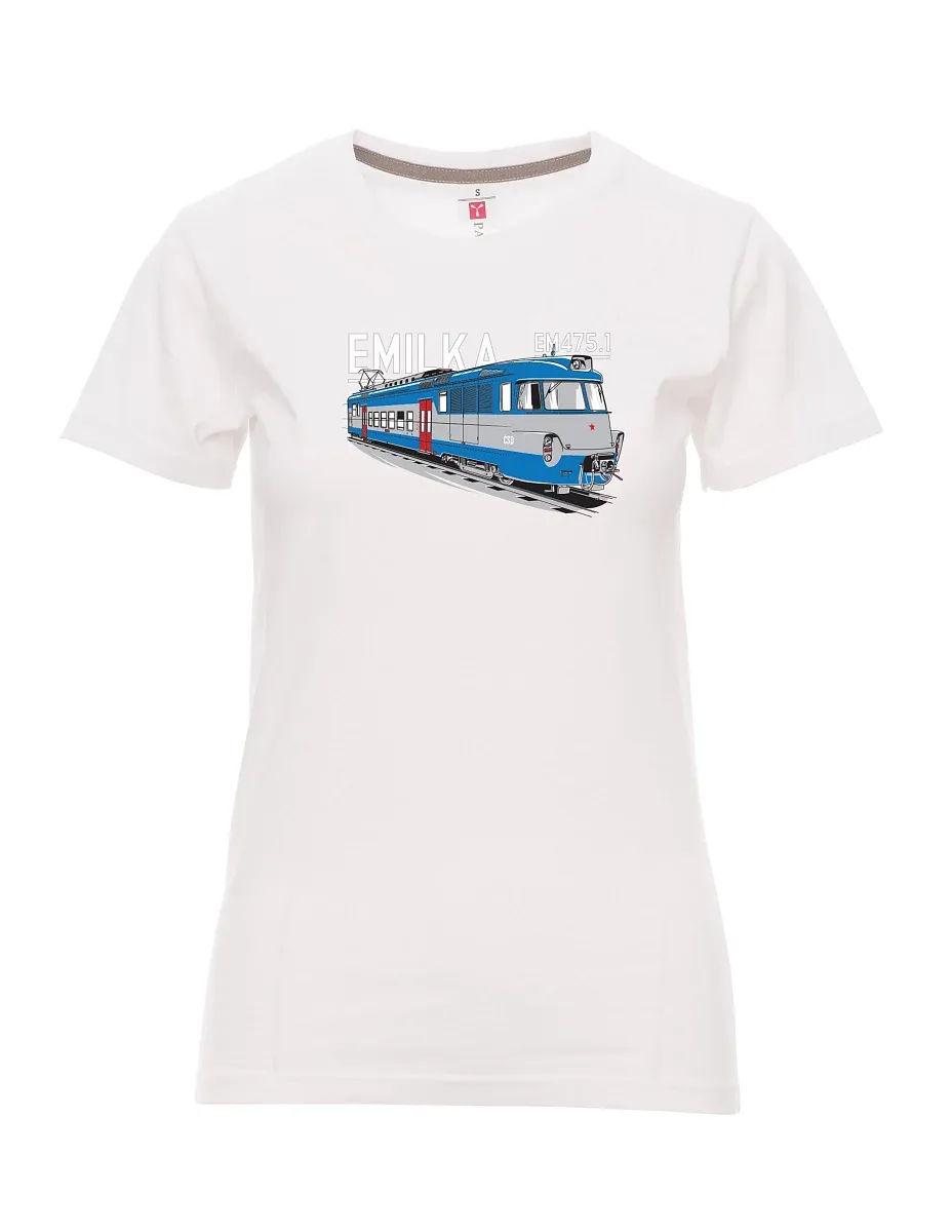 Maglia da donna bianca Unità elettriche 475.1