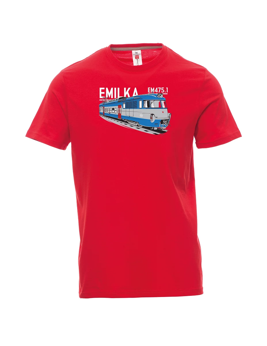 Maglia da uomo rossa Unità elettriche 475.1