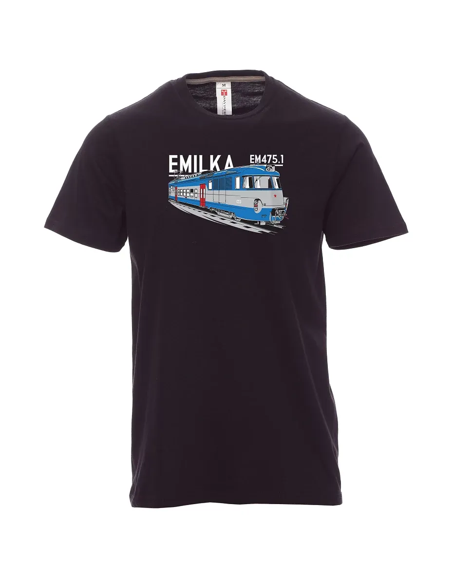 Maglia da uomo nera Unità elettriche 475.1